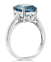 Macy's London Topaz (4-1/4 ct. t.w.) Ring 14K White Gold