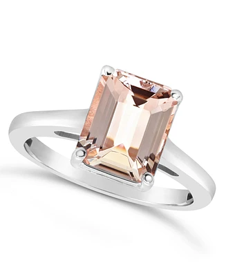 Macy's Morganite (3 ct. t.w.) Ring 14K White Gold