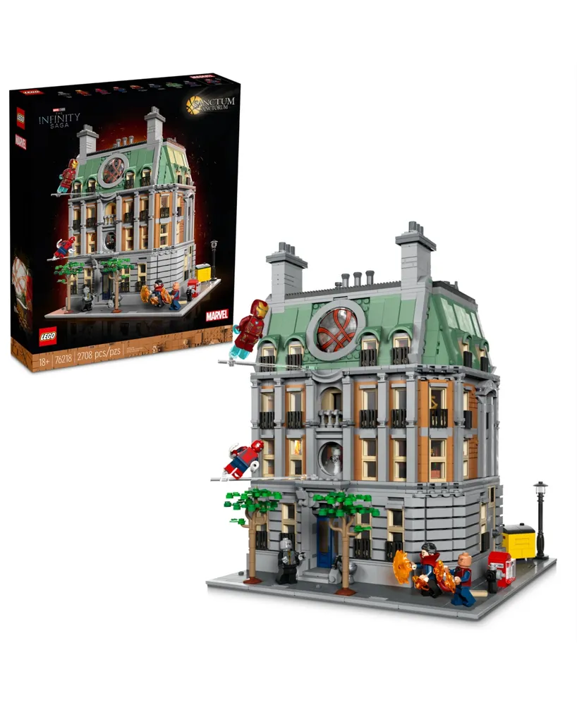 Lego Marvel Doctor Strange's Sanctum Santorum 76218 Adult Toy Building Set with Doctor Strange, Wong, Iron Man, Spider