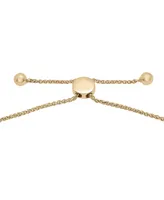 Wrapped in Love Diamond Swirl Cluster Bolo Bracelet (1 ct. t.w.) in 14k Gold, Created for Macy's