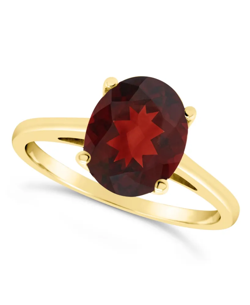 Macy's Garnet (3-1/10 ct. t.w.) Ring 14K Gold