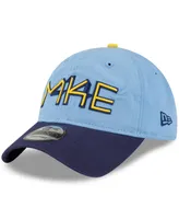 Men's New Era Powder Blue Milwaukee Brewers City Connect 9TWENTY Adjustable Hat