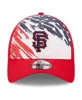 Men's New Era Red San Francisco Giants 2022 4Th Of July 9TWENTY Adjustable Hat