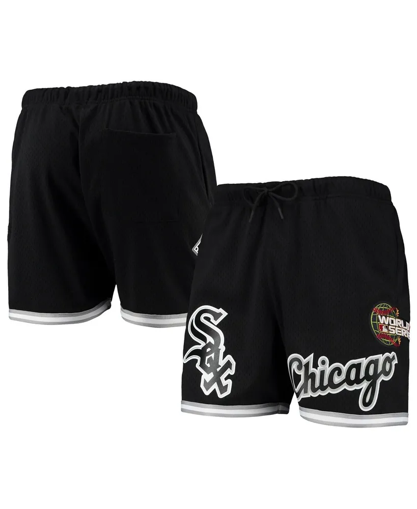 Men's Pro Standard Black Chicago White Sox 2005 World Series Mesh Shorts