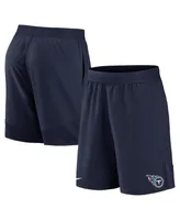 Men's Nike Navy Tennessee Titans Stretch Woven Shorts