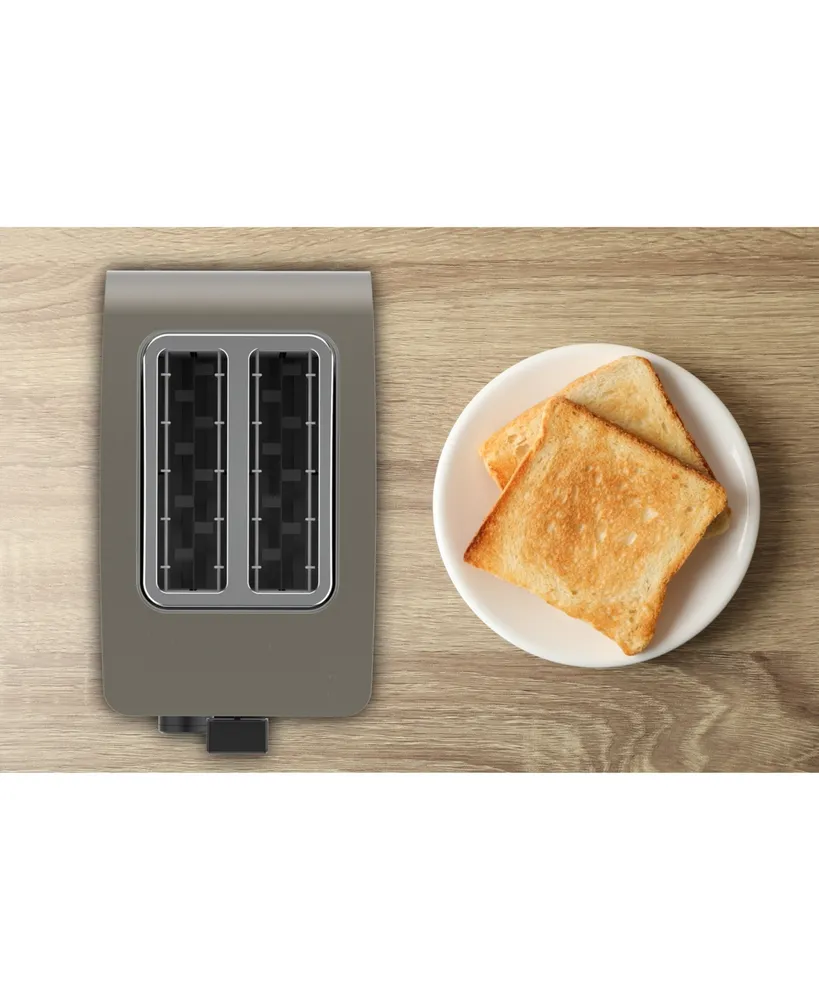 Solac My Toast Ii Legend Stainless Steel 2-Slice Toaster - Dark Brushed Stainless