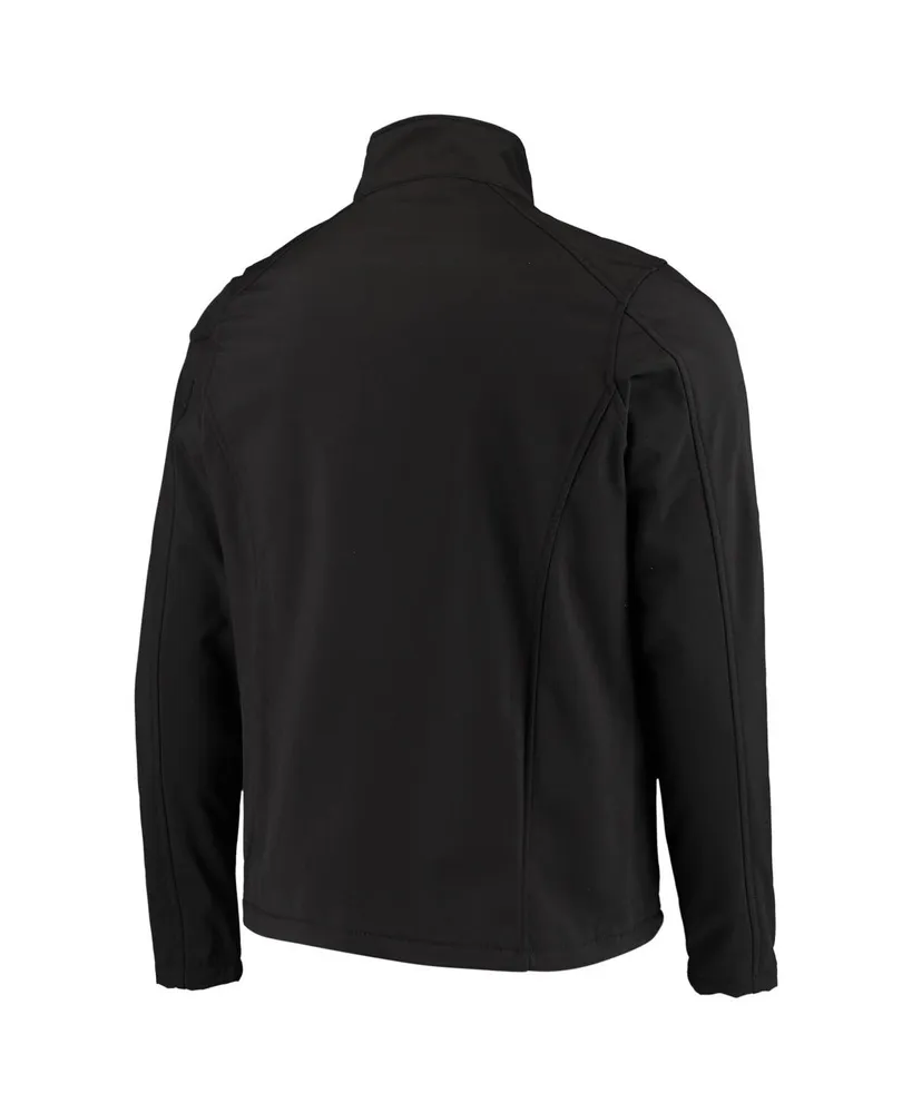 Men's Dunbrooke Black Pittsburgh Steelers Sonoma Softshell Full-Zip Jacket