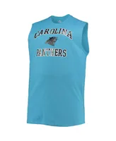 Men's Blue Carolina Panthers Big and Tall Muscle Tank Top