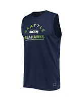 Men's Msx by Michael Strahan College Navy Seattle Seahawks Rebound Tank Top