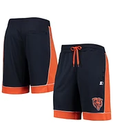 Men's Starter Navy, Orange Chicago Bears Fan Favorite Fashion Shorts