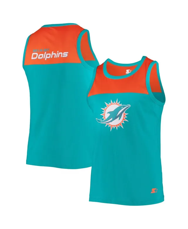 Men's FOCO Aqua Miami Dolphins Floral Reversible Mesh Tank Top