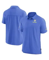 Men's Nike Royal Los Angeles Rams Lockup Performance Polo Shirt
