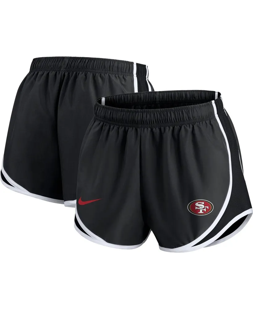 Women's Nike Charcoal San Francisco 49ers Plus Logo Performance Tempo Shorts