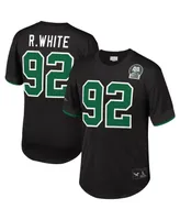 Men's Mitchell & Ness Reggie White Black Philadelphia Eagles Retired Player Name and Number Mesh Top