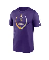 Men's Nike Purple Minnesota Vikings Icon Legend Performance T-shirt