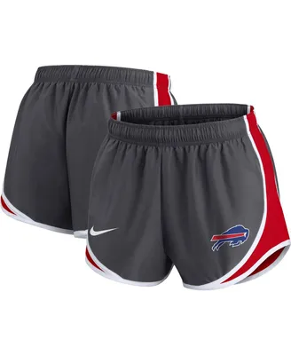 Women's Nike Charcoal Buffalo Bills Plus Logo Performance Tempo Shorts