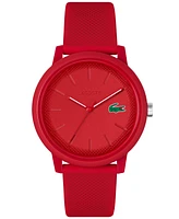 Lacoste Men's L.12.12 Red Silicone Strap Watch 42mm