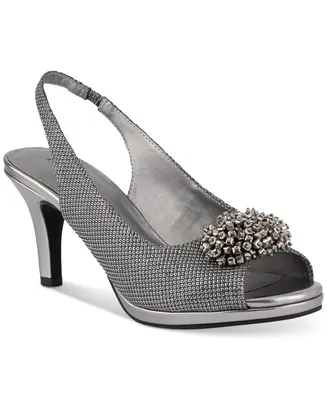 Karen Scott Breena Slingback Peep-Toe Pumps, Created for Macy's