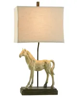 StyleCraft Linen Softback Fabric Shade Table Lamp