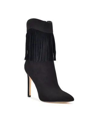 Nine West Women's Tries Heeled Cowboy Booties