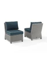 Bradenton 2 Piece Outdoor Wicker Chair Set