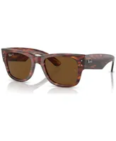 Ray-Ban Mega Wayfarer 52 Unisex Polarized Low Bridge Fit Sunglasses