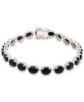 Truffle Sapphire Oval Flex Bracelet (20 ct. t.w.) in Sterling Silver