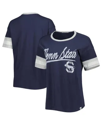 Women's '47 Navy Penn State Nittany Lions Dani Retro Slub T-shirt