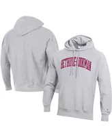 Men's Champion Gray Bethune-Cookman Wildcats Tall Arch Pullover Hoodie