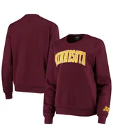 Women's Colosseum Maroon Minnesota Golden Gophers Campanile Pullover Sweatshirt