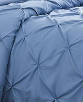 Southshore Fine Linens Pintuck 3 Piece Duvet Cover Set