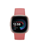 Fitbit Versa 4 Pink Sand Copper Rose Smartwatch, 39mm