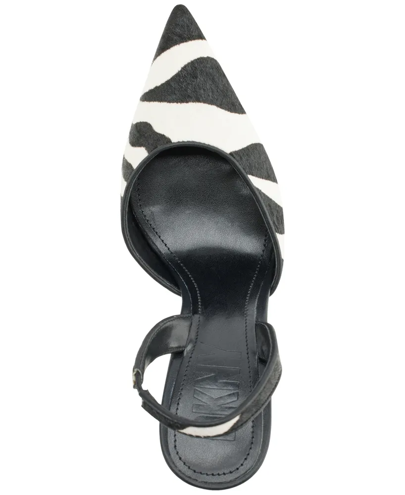 Dkny Women's Macia Pointed Toe Slingback Stiletto Pumps