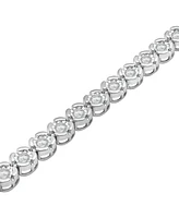 Men's Diamond Tennis Bracelet (1 ct. t.w.) in Sterling Silver