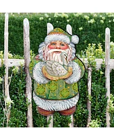 Designocracy Celtic Santa Wooden Decor