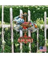 Designocracy Carousel Elephant Decor