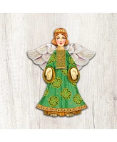 Designocracy Celtic Angel Wooden Decor