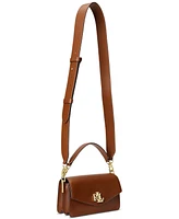 Lauren Ralph Small Leather Tayler Convertible Crossbody Bag