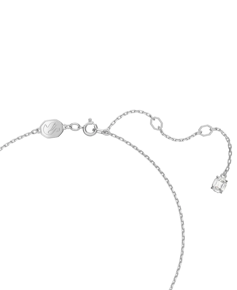 Swarovski Silver-Tone Constella Crystal Pendant Necklace, 14-7/8" + 3" extender
