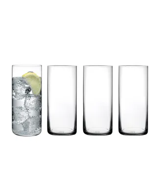 Nude Glass Finesse 15 Oz High Ball Glass, Set of 4