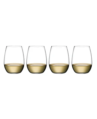 Nude Glass Pure White Wine Glasses, Set of 4