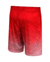 Men's Colosseum Red Wisconsin Badgers Walter Shorts