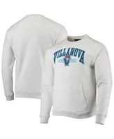 Men's League Collegiate Wear Heathered Gray Villanova Wildcats Upperclassman Pocket Pullover Sweatshirt