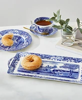 Spode Blue Italian Sandwich Tray, 13"