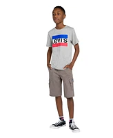 Levi's Big Boys Adjustable Waistband Cargo Pocket Shorts