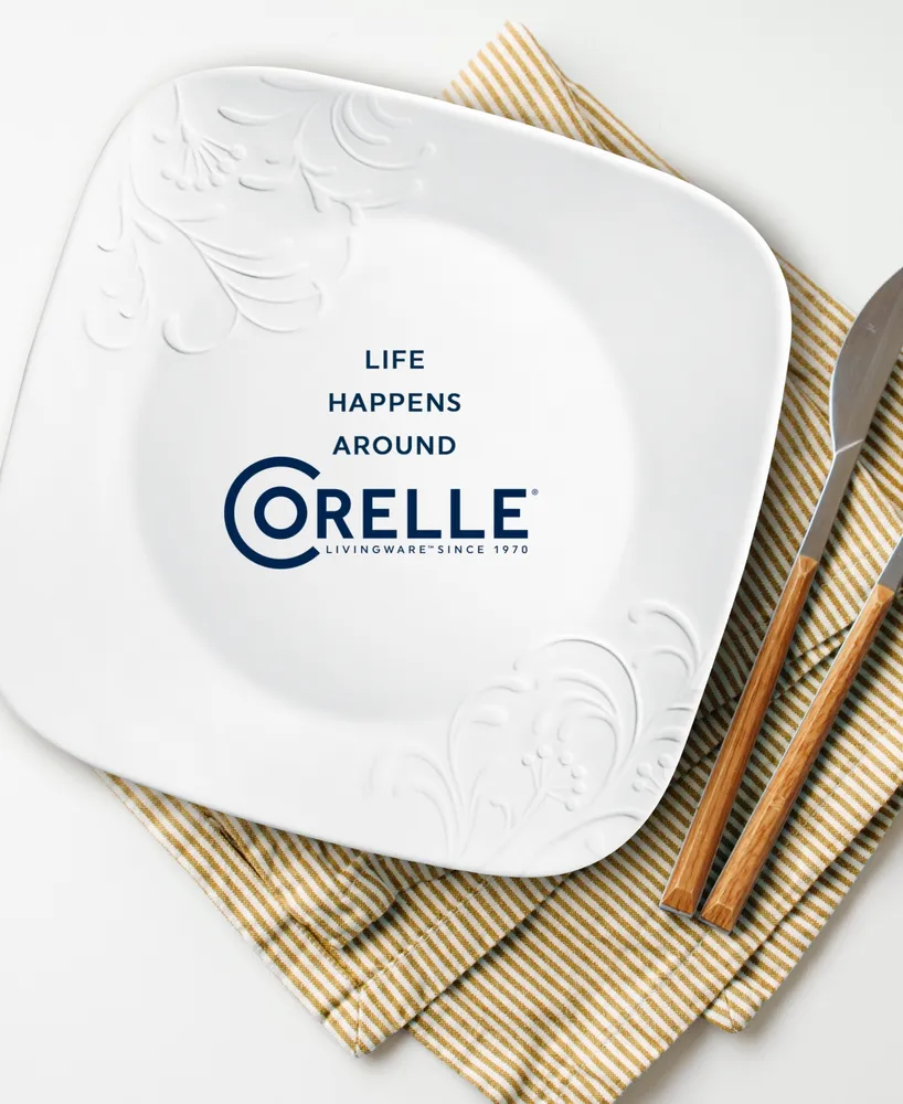 Corelle Cherish Square 16 Piece Dinnerware Set, Service for 4