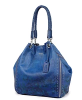 Old Trend Women's Barracuda Hand Painted Clasp Closure Tote Bag