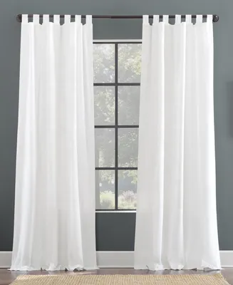 Archaeo Linen Cotton Blend Tab Top Curtain