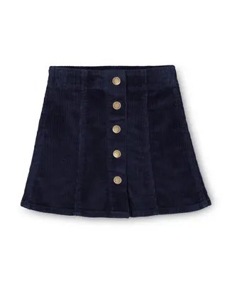 Hope & Henry Baby Girls A-Line Snap Front Skirt
