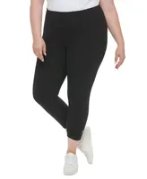 Calvin Klein Performance Plus Pull-On High Rise Logo Leggings